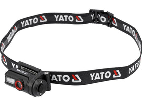 LAMPA FRONTALA CU ACUMULATOR 500LM Yato YT - 085944 - 500 lm, 85 m, 5 W, 200 lm Yato - scule electrice si unelte profesionale - BricoMart