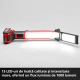 Lanterna fara fir Einhell TE - CL 18/1000 S Li - Solo BricoMart - scule electrice si unelte profesionale - BricoMart