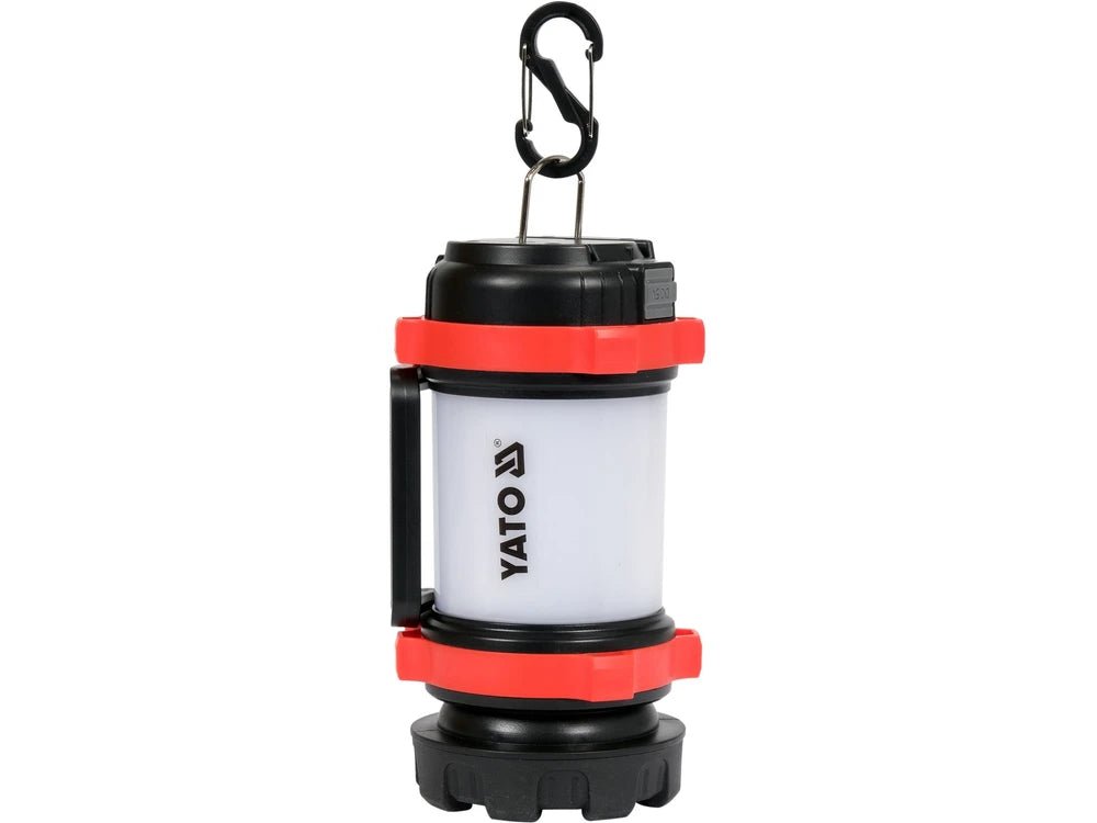 LANTERNA MULTIFUNCTIONALA, 3 IN 1, 380LM, LED + LED SMD, LI - ION 3.7V3000MAH, 6 MODURI DE LUMINARE Yato YT - 08547 Yato - scule electrice si unelte profesionale - BricoMart
