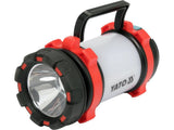 LANTERNA MULTIFUNCTIONALA, 3 IN 1, 380LM, LED + LED SMD, LI - ION 3.7V3000MAH, 6 MODURI DE LUMINARE Yato YT - 08547 Yato - scule electrice si unelte profesionale - BricoMart