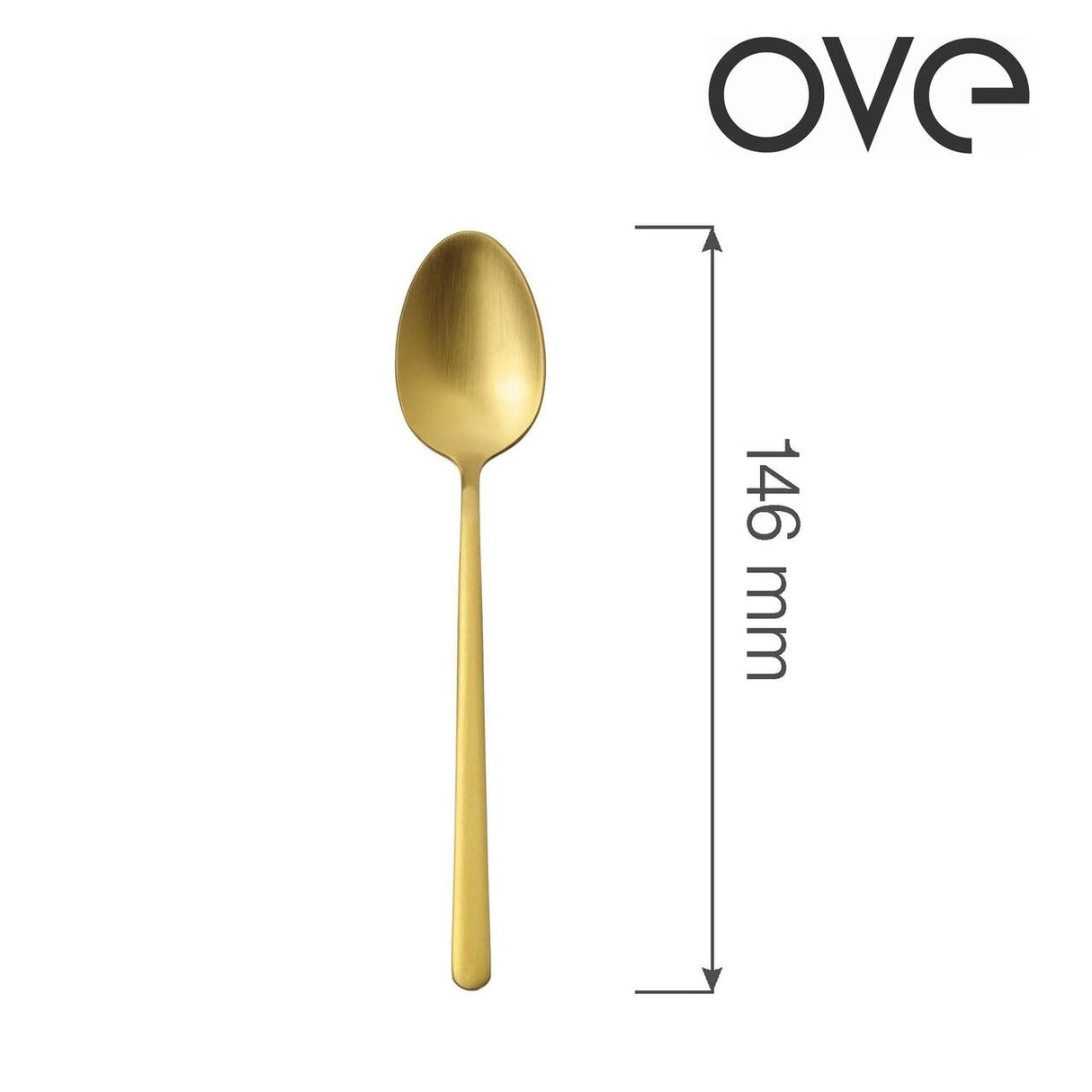 Lingură de ceai Amarone Gold, OVE, 146 mm
