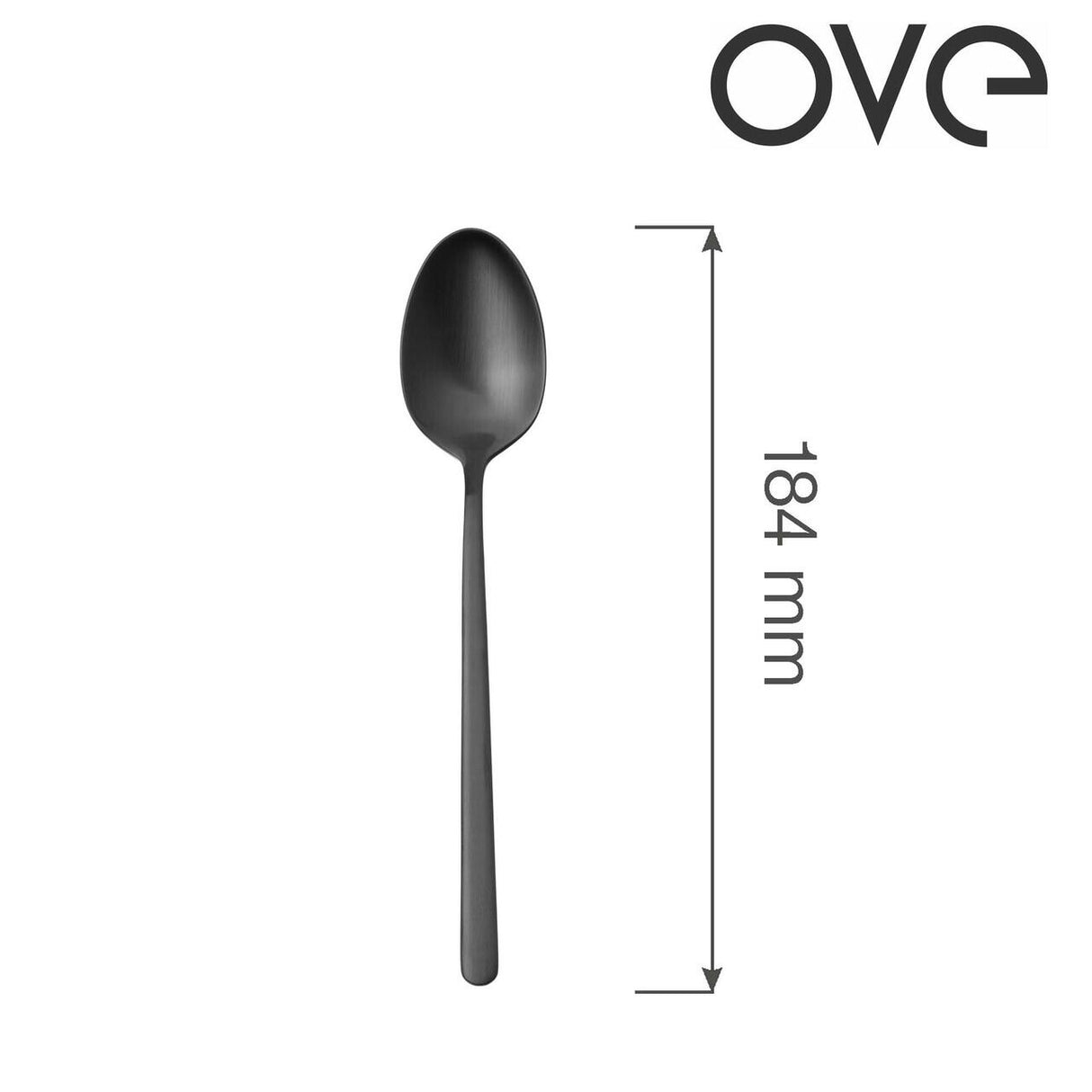 Lingura de desert Amarone Black, OVE, 184 mm