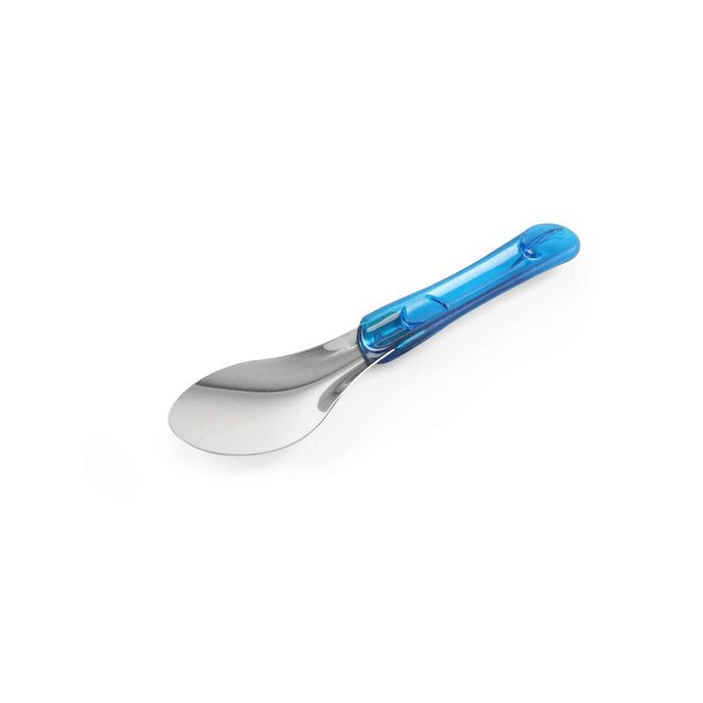 Lingura servire inghetata, 26 cm, inox, maner din tritan albastru, Hendi