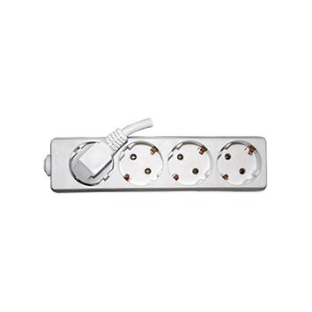 MAKALON Prelungitor 4 prize 3.0mx1.5mm fara intrerupator Corp alb si cablu Makalon - scule electrice si unelte profesionale - BricoMart