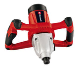 Malaxor de vopsea/mortar Einhell TE - MX 1600 - 2 CE, cutie de viteze cu 2 trepte, max. 750 rpm, control al vitezei, incl. agitator de mortar Ø 133 mm si cheie fixa Einhell - scule electrice si unelte profesionale - BricoMart