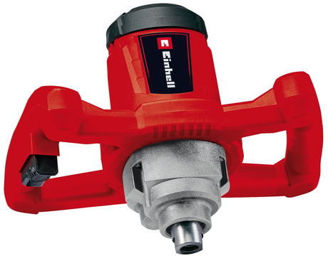 Malaxor/Mixer de vopsea si mortar Einhell TC - MX 1200 E, 1.200 W, 680 min - 1, aparat compact cu 1 viteza pentru amestecarea materialelor vascoase, electronica de control al vitezei, manere ergonomice, filet M14, inclusiv agitator pentru M Einhell - scule electrice si unelte profesionale - BricoMart