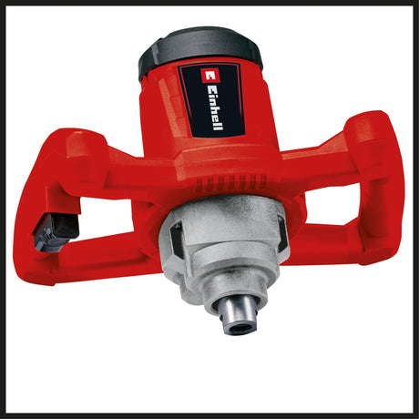 Malaxor/Mixer de vopsea si mortar Einhell TC - MX 1200 E, 1.200 W, 680 min - 1, aparat compact cu 1 viteza pentru amestecarea materialelor vascoase, electronica de control al vitezei, manere ergonomice, filet M14, inclusiv agitator pentru M Einhell - scule electrice si unelte profesionale - BricoMart