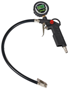 Manometru pentru mflarea anvelopelor, Einhell, accesorii compresor, manometru digital, presiune de lucru 0 - 13 bar, supapa de eliberare, furtun de 40 cm Einhell - scule electrice si unelte profesionale - BricoMart