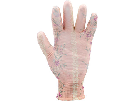 MANUSI DE GRADINA FLORI - BEJ 8 '' Flo 74128 - Manusi de lucru Flo - scule electrice si unelte profesionale - BricoMart