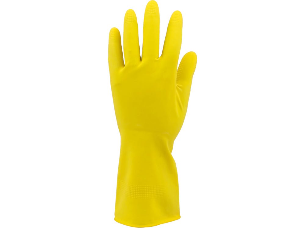 MANUSI DIN LATEX, MARIMEA 7 (S) Flo 74070 - 0,38 mm, 30 cm, 2 cm Flo - scule electrice si unelte profesionale - BricoMart