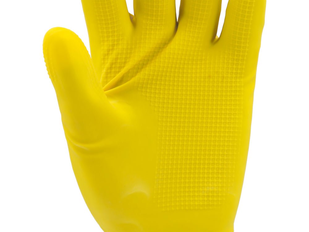 MANUSI DIN LATEX, MARIMEA 7 (S) Flo 74070 - 0,38 mm, 30 cm, 2 cm Flo - scule electrice si unelte profesionale - BricoMart