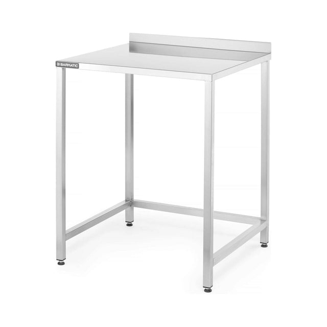 Masă de bar Oxygen Construction, argintie 700x650x(H)900 mm, Barmatic