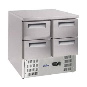 Masa frigorifica cu 4 sertare si unitate inferioara, Arktic  247L, 900x700x(H)850mm