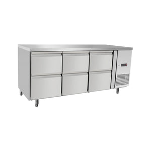 Masa frigorifica, cu 6 sertare., Arktic, 420L, 230V/400W, 1795x700x(H)879mm