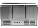 MASA RECE PENTRU SALATE, 3 USI + CAPAC, 368L Yato YG - 05290 - Lazi frigorifice pentru salate, 1365x700x876mm, 240 W, 240V Yato - scule electrice si unelte profesionale - BricoMart