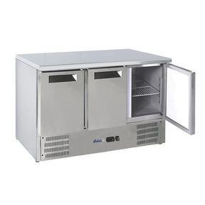Masa rece refrigerare 368L,Hendi  inox, 3 usi,4kw, 2/8°C, 1365x700x(H)850mm