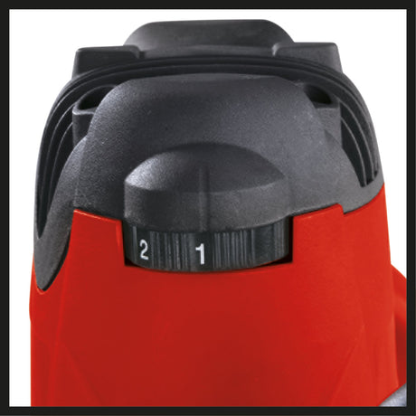 Masina de frezat Einhell TE - RO 1255 E, 1200 W, pinsa Ø 6 si 8 mm, inaltime cursa 55 mm, control electronic al vitezei, blocare a axului, schimbare usoara a sculei Einhell - scule electrice si unelte profesionale - BricoMart