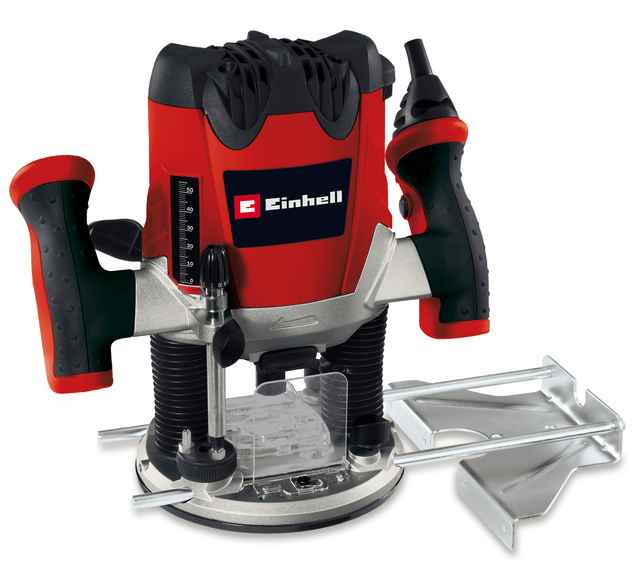 Masina de frezat Einhell TE - RO 1255 E, 1200 W, pinsa Ø 6 si 8 mm, inaltime cursa 55 mm, control electronic al vitezei, blocare a axului, schimbare usoara a sculei Einhell - scule electrice si unelte profesionale - BricoMart