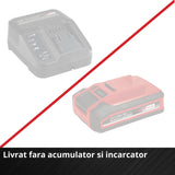Masina de gaurit cu acumulator Einhell TC-CD 18/38 Li - Solo Power X-Change, 18 V, 38 Nm, mandrina de 10 mm, 21+1 setari de cuplu, lumina LED, fara baterie - imagine 5