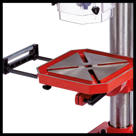 Masina de gaurit cu coloana Einhell TE - BD 750 E, 750 W, 450 - 2500 rpm, motor cu inductie, control infinit al vitezei, mandrina cu schimbare rapida pentru burghie de la 1 mm la 16 mm, mandrina MK2, opritor de adancime Einhell - scule electrice si unelte profesionale - BricoMart
