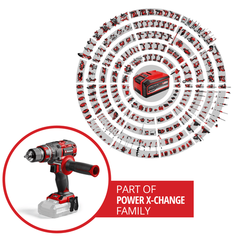 Masina de gaurit cu impact fara fir Einhell Professional TP - CD 18/80 Li - i BL - Solo (18 V, fara perii, 80 Nm, functie de gaurire cu percutie, mandrina de burghiu de 13 mm, 2 viteze, fara acumulator). Einhell - scule electrice si unelte profesionale - BricoMart