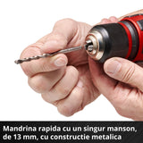 Masina de gaurit cu impact fara fir Einhell TE - CD 18/48 Li - i - Solo BricoMart - scule electrice si unelte profesionale - BricoMart