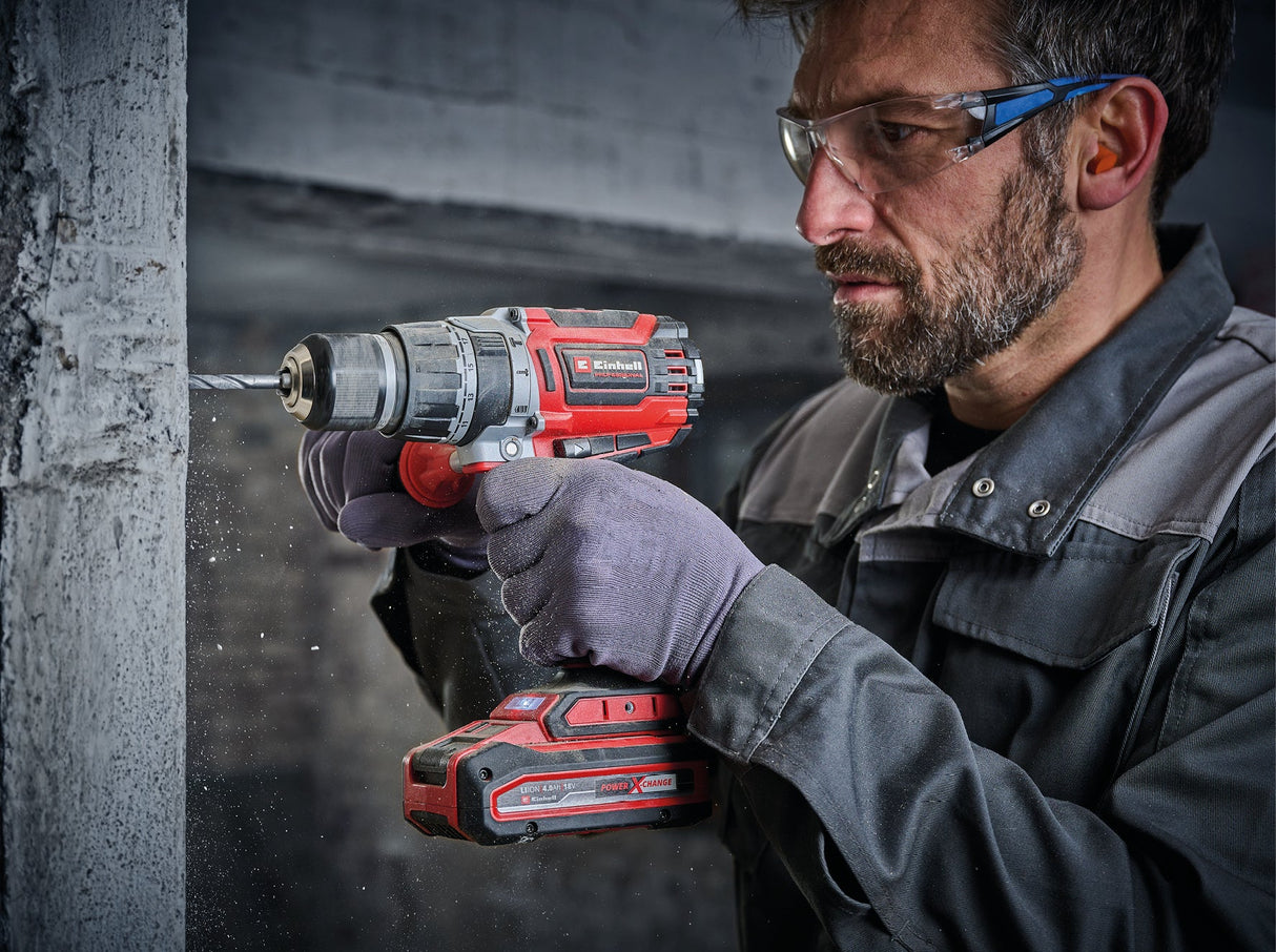 Masina de gaurit cu percutie fara fir Einhell Professional TP - CD 18/70 Li - i BL - Solo (18 V, fara perii, 70 Nm, functie percutie, mandrina 13 mm, 2 trepte, fara acumulator) Einhell - scule electrice si unelte profesionale - BricoMart