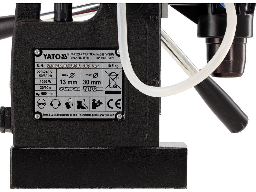 Masina de gaurit cu talpa magnetica YATO YT-820500, 900 W - imagine 9