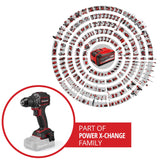 Masina de gaurit fara fir Einhell Professional TP-CD 18/50-C Li BL - Solo Power X-Change, 18 V, fara perii, 50 Nm, mandrina metalica de 13 mm, 2 viteze, anti-recul, fara baterie - imagine 2
