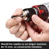 Masina de gaurit si insurubat (bormasina) cu impact Einhell Professional TP - CD 18 Li - i BL Solo Power X - Change, 18 V,motor fără perii, 60 Nm, 2 viteze, mandrină metalică de 13 mm, lumină LED, fara acumulator Einhell - scule electrice si unelte profesionale - BricoMart