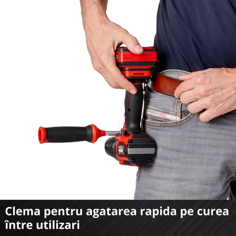 Masina de gaurit si insurubat (bormasina) cu impact pe acumulator Einhell Professional TP - CD 18/60 Li - i BL Solo Power X - Change, Li - ion, 18 V, motor fara perii, 60 Nm, viteza de impact 32.000 rpm, livrata fara acumulator sau incarcator Einhell - scule electrice si unelte profesionale - BricoMart