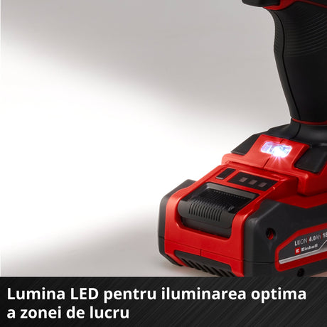 Masina de gaurit si insurubat (bormasina) pe acumulator Einhell Professional TP - CD 18 Li Brushless Solo Power X - Change Li - Ion, Rosu, 18 V, 2 viteze, 60 Nm, motor fara perii, lumina LED, fara baterie si incarcator Einhell - scule electrice si unelte profesionale - BricoMart