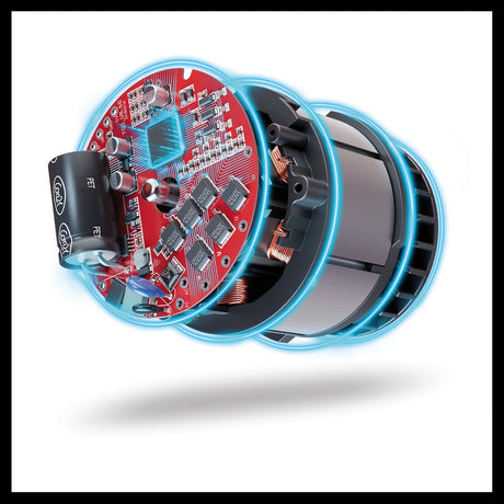 Masina de gaurit si insurubat (bormasina) pe acumulator Einhell TE - CD 18/40 Li BL (2x2.0 Ah Power X - Change, Li - ion, 18 V, 40 Nm, motor fara perii, cutie de viteze cu 2 trepte, control electronic al vitezei, incl. 2x baterii de 2.0 Ah si incarcator rapid Einhell - scule electrice si unelte profesionale - BricoMart