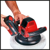 Masina de lustruit auto pe acumulator Einhell CE - CB 18/254 Li - Solo Power X - Change, Li - ion, 18 V, 2.500 rpm, comutator pornit/oprit, protectie la suprasarcina, maner moale, fara baterie si incarcator Einhell - scule electrice si unelte profesionale - BricoMart
