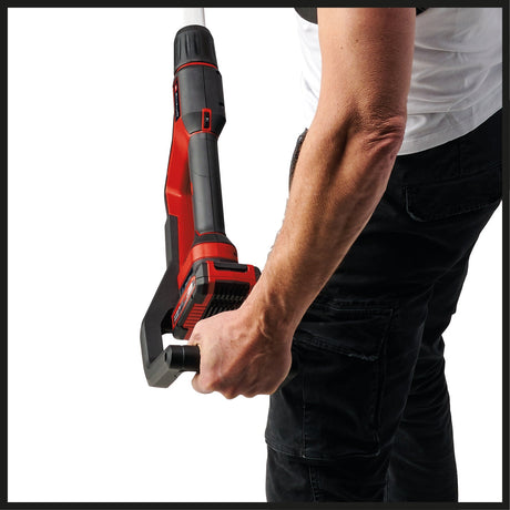 Masina de scuturat de masline/recoltat fructe pe acumulator Einhell GE - FS 18/53 Li - Solo Power X - Change (18 V, latime de lucru 53 cm, lungime totala 310 cm, telescopic, cutite interschimbabile, fara acumulator Einhell - scule electrice si unelte profesionale - BricoMart