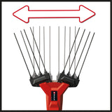 Masina de scuturat de masline/recoltat fructe pe acumulator Einhell GE - FS 18/53 Li - Solo Power X - Change (18 V, latime de lucru 53 cm, lungime totala 310 cm, telescopic, cutite interschimbabile, fara acumulator Einhell - scule electrice si unelte profesionale - BricoMart