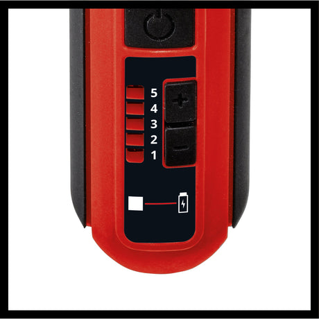 Masina de slefuit/gravat pe acumulator Einhell TE - MT 7.2 Li (Li - ion, acumulator de 7.2V, electronica de viteza, buton de blocare, inel luminos LED, statie de incarcare, set de accesorii 57 piese + cutie Einhell - scule electrice si unelte profesionale - BricoMart