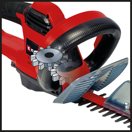 Masina de tuns gard viu electrica Einhell GC - EH 6055/1, 600 W, 2.800 taieri/min., colector de iarba taiata, dispozitiv de descarcare a tensionarii cablului, maner auxiliar, prindere moale, intrerupator de siguranta cu doua maini Einhell - scule electrice si unelte profesionale - BricoMart