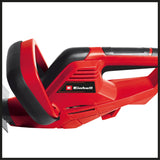 Masina de tuns gard viu electrica Einhell GH - EH 4245, 420 W, lungime de taiere 450 mm, dimensiune de taiere 12 mm, angrenaj metalic, husa de cutit din aluminiu, aparatoare de mana. Einhell - scule electrice si unelte profesionale - BricoMart