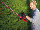 Masina de tuns gard viu pe acumulator Einhell ARCURRA 18/55 Power X - Change (18 V, lungime de taiere 55 cm, distanta intre dinti 18 mm, incl. colector de resturi vegetale, maner frontal subtire, fara acumulator Einhell - scule electrice si unelte profesionale - BricoMart