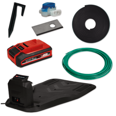 Masina de tuns iarba robotizata Einhell FREELEXO CAM 500 Power X - Change, Li - ion, 18V, camera care inlocuieste cablul de delimitare, pentru peluze de 500 m², panta de pana la 25%, latime de taiere 18 cm, protectie antifurt Einhell - scule electrice si unelte profesionale - BricoMart
