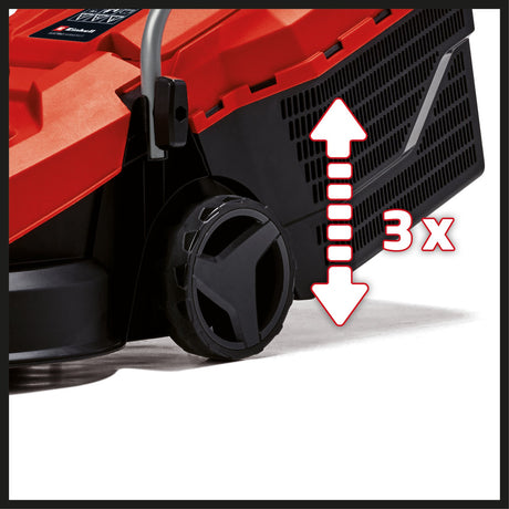 Masina de tuns iarba/gazon electrica Einhell GC - EM 1000/32 (1000W, latime de taiere de 32 cm, pana la 300 m², cos de colectare a ierbii de 30 l, inaltime de taiere de 30–70 mm, sina de ghidare pliabila Einhell - scule electrice si unelte profesionale - BricoMart