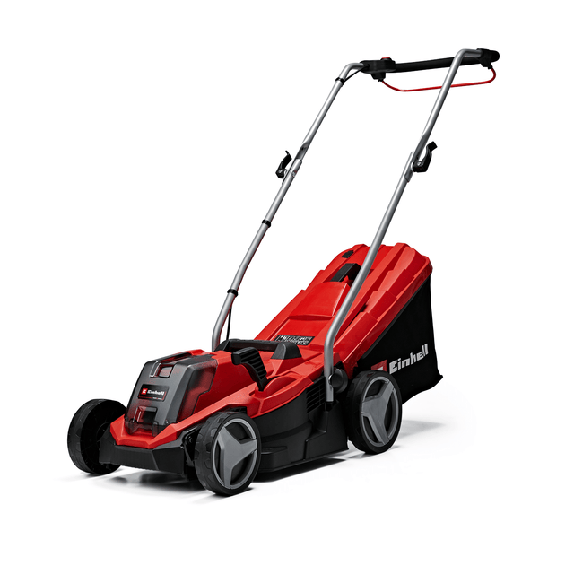 Masina de tuns iarba/gazon pe acumulator Einhell GE - CM 18/33 Li - Solo PXC (Li - ion, pentru pana la 200 m², motor fara perii, reglare a inaltimii de taiere pe 5 niveluri, livrata fara acumulator sau incarcator Einhell - scule electrice si unelte profesionale - BricoMart