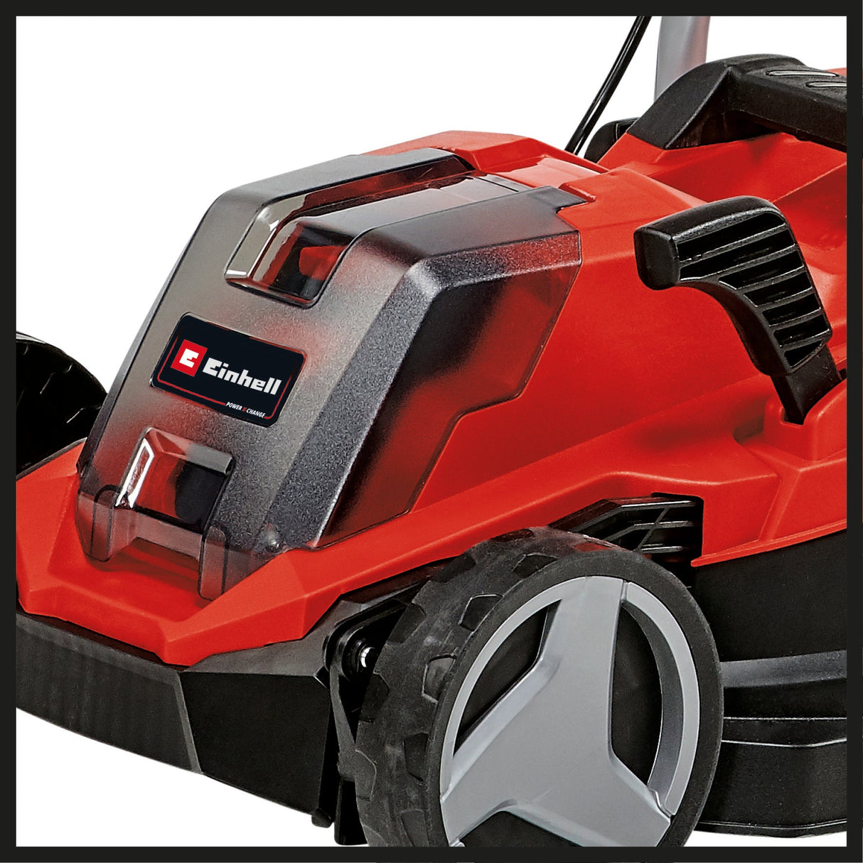 Masina de tuns iarba/gazon pe acumulator Einhell GE - CM 18/33 Li - Solo PXC (Li - ion, pentru pana la 200 m², motor fara perii, reglare a inaltimii de taiere pe 5 niveluri, livrata fara acumulator sau incarcator Einhell - scule electrice si unelte profesionale - BricoMart