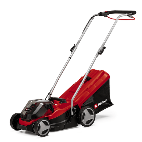 Masina de tuns iarba/gazon pe acumulator Einhell GE - CM 36/33 Li (2x2.5Ah PXC (li - ion, pana la 250m², reglare centrala a inaltimii de taiere pe 5 niveluri, 2 baterii reincarcabile x2.5Ah + 2 incarcatoare Einhell - scule electrice si unelte profesionale - BricoMart