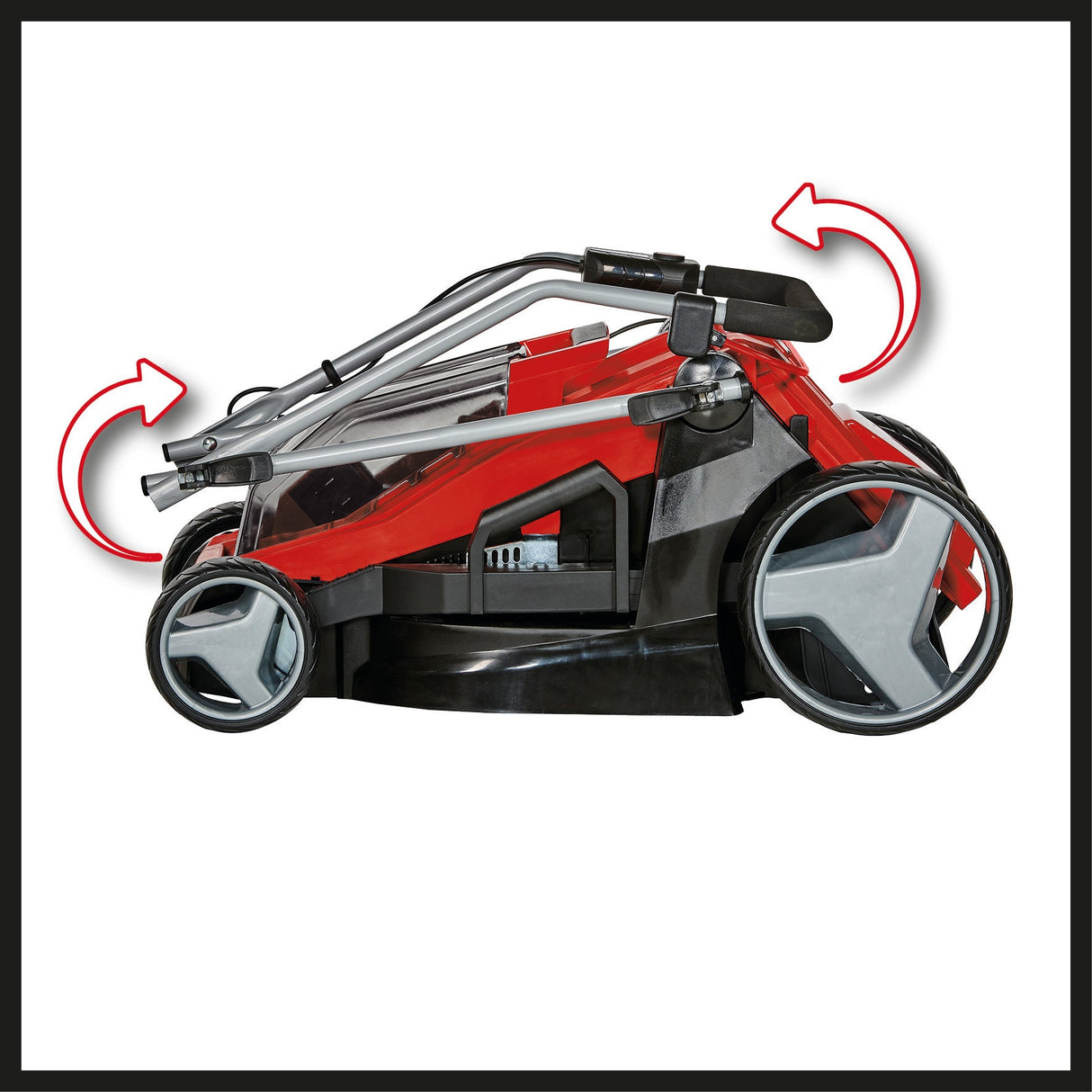 Masina de tuns iarba/gazon pe acumulator Einhell GE - CM 36/43 Li M - Solo PXC (litiu - ion, motor electric fara perii, reglare centrala a inaltimii de taiere pe 6 niveluri, fara acumulator/incarcator Einhell - scule electrice si unelte profesionale - BricoMart