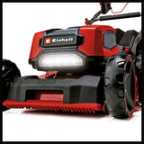 Masina de tuns iarba/gazon pe acumulator Einhell GP - CM 36/47 S Li BL Kit Power X - Change (36 V, latime de taiere 47 cm, pana la 700 m², motor fara perii, colector de iarba de 65 L, incl. 4 baterii de 4,0 Ah + 2 incarcatoare duble Einhell - scule electrice si unelte profesionale - BricoMart