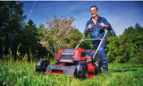 Masina de tuns iarba/gazon pe acumulator Einhell GP - CM 36/47 S Li BL Kit Power X - Change (36 V, latime de taiere 47 cm, pana la 700 m², motor fara perii, colector de iarba de 65 L, incl. 4 baterii de 4,0 Ah + 2 incarcatoare duble Einhell - scule electrice si unelte profesionale - BricoMart