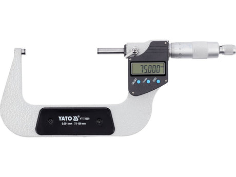 MICROMETRU DIGITAL PT EXTERIOR 75 - 100MM Yato YT - 72309 Yato - scule electrice si unelte profesionale - BricoMart