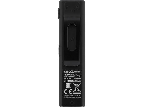 MINI LAMPA DE LUCRU, SLIM 500LM Yato YT - 085608 - 102 x 26 x 9 mm, 34 g, 8 W, 500 lm Yato - scule electrice si unelte profesionale - BricoMart